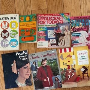 Needlecraft Magazine Collection - Arts, Cardigans, and Pearls